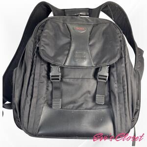 Authentic Tumi # 520 C Ballistic Nylon Black Laptop Backpack Travel Bag